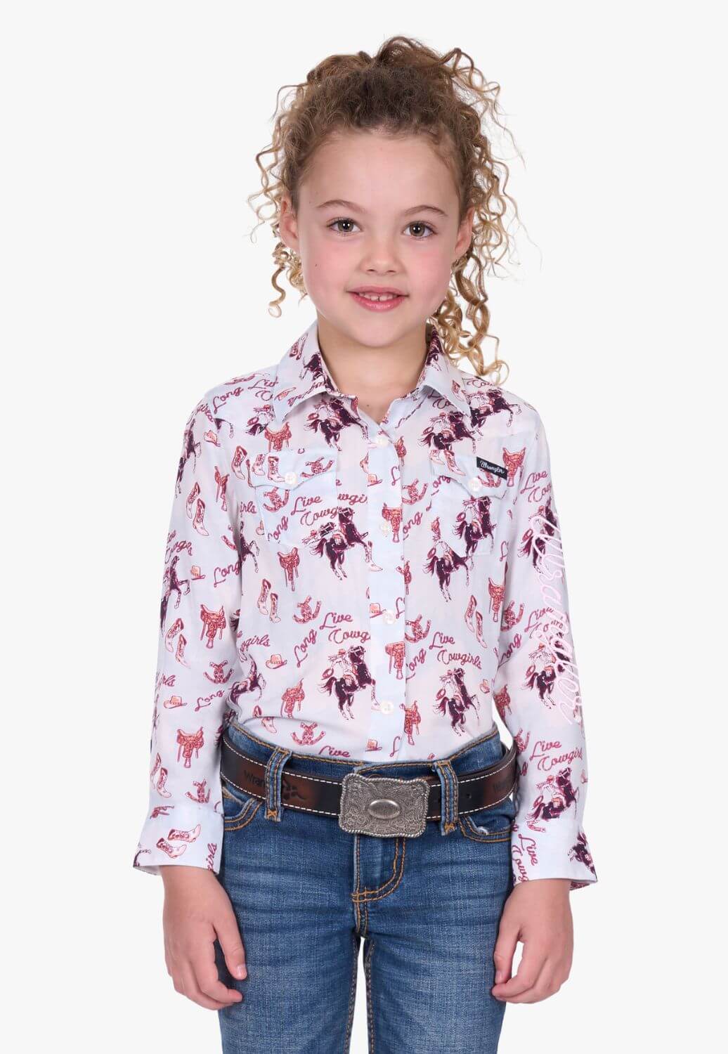 Wrangler Girls Doreen Long Sleeve Shirt