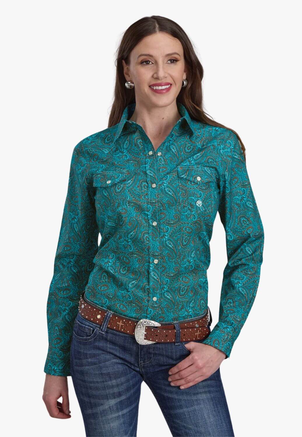 Roper Womens Amarillo Collection Long Sleeve Shirt
