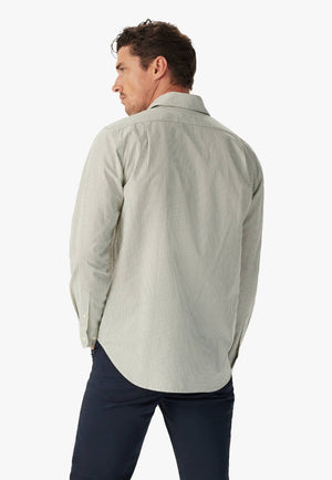 R.M. Williams Mens Sommers Poplin Stripe Shirt
