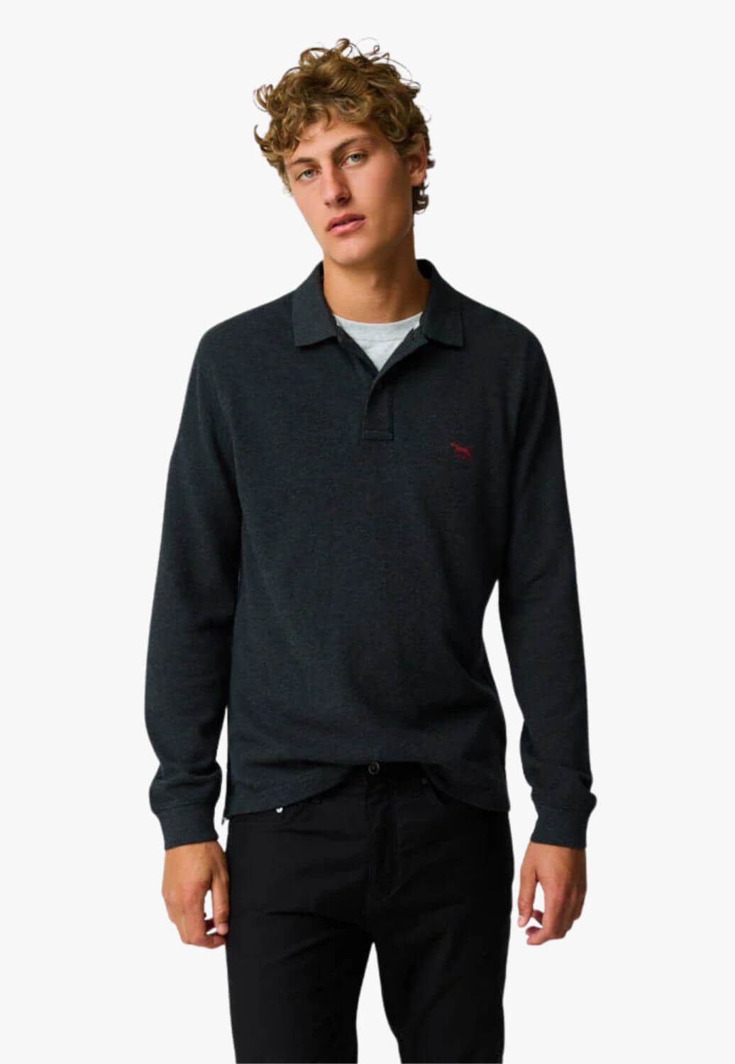 Rodd &amp; Gunn Mens The Gunn Long Sleeve Polo