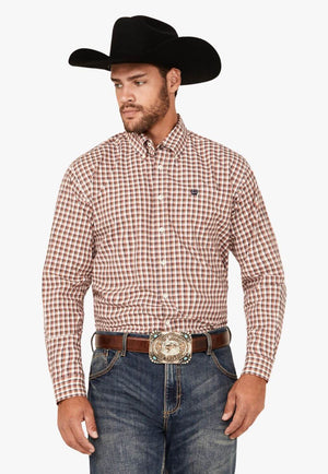 Cinch Mens Plaid Print Western Shirt