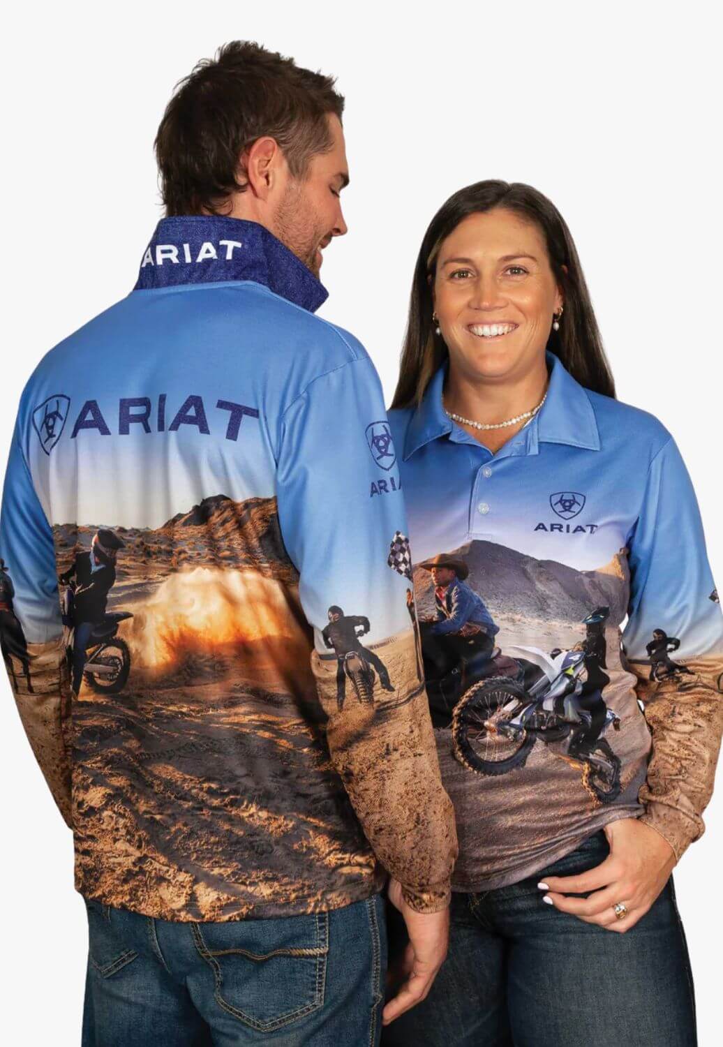 Ariat Adult Lets Ride Fishing Shirt