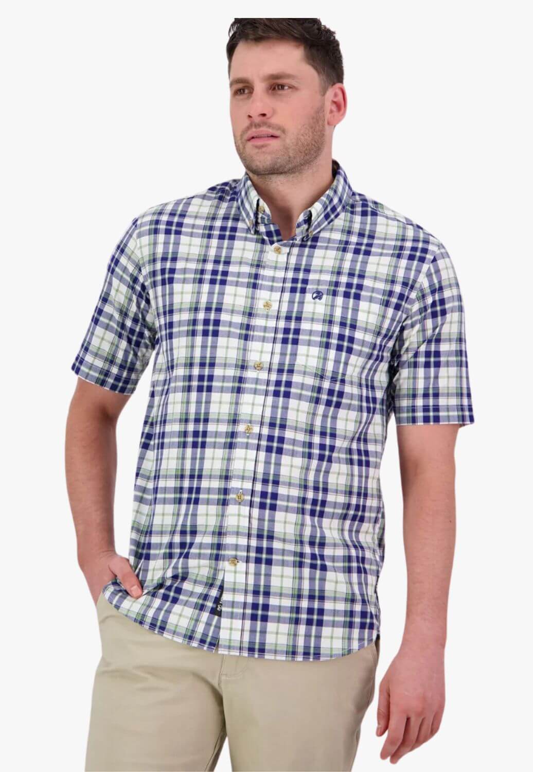 Swanndri Mens Herbert Short Sleeve Shirt