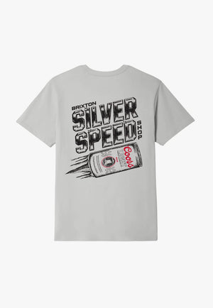 Brixton Mens Coors Light Silver Speed T-Shirt