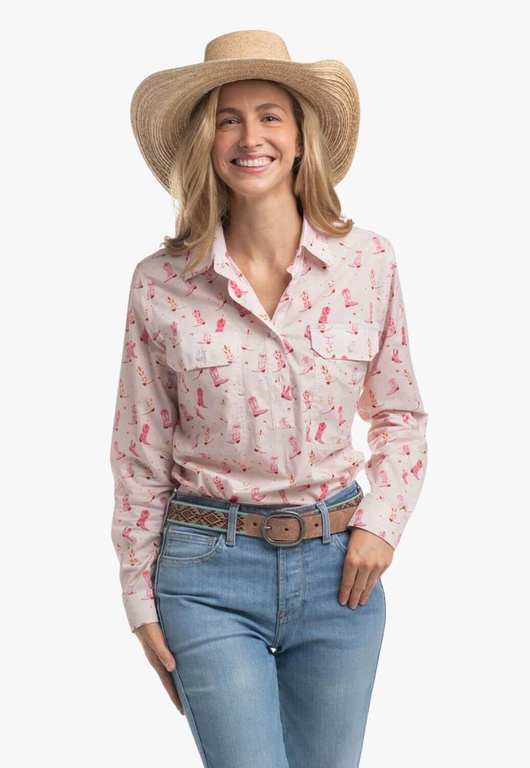 Just Country Womens Georgie Work Shirt