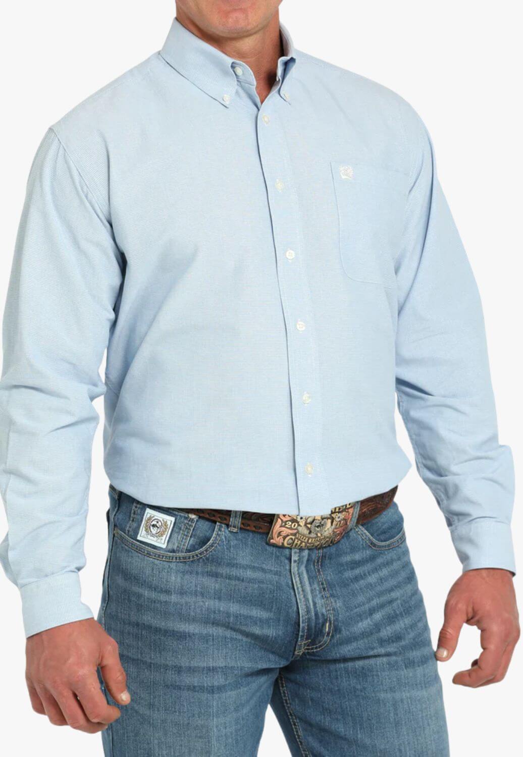 Cinch Mens Western Long Sleeve Shirt