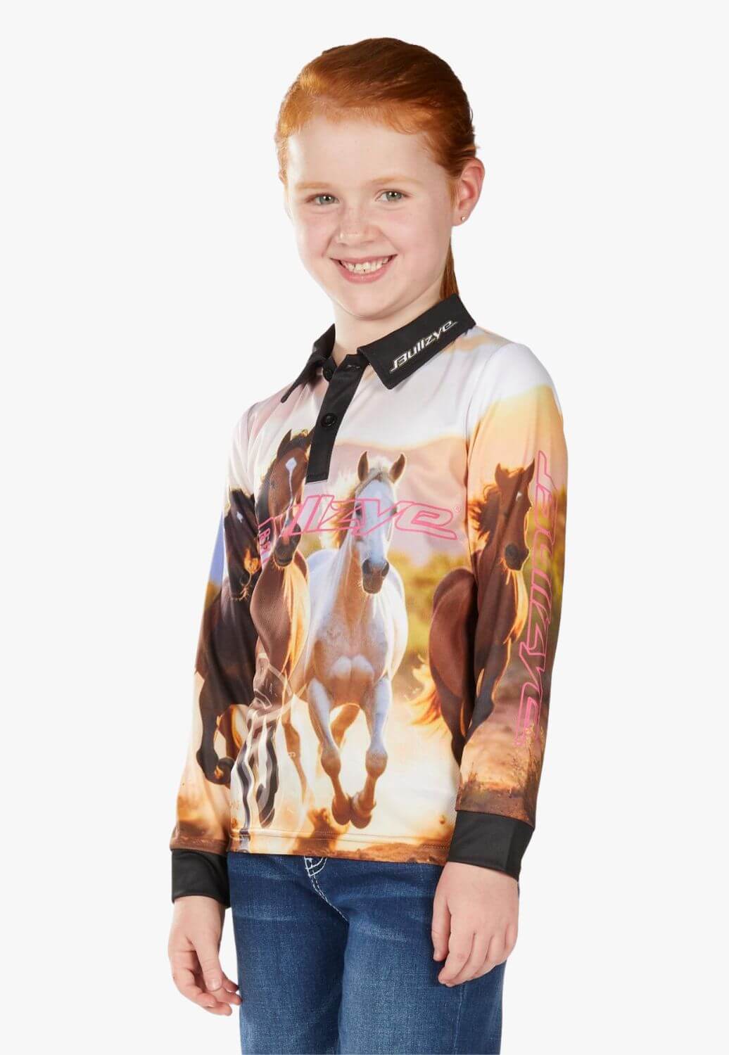 Bullzye Girls Gallop Long Sleeve Shirt