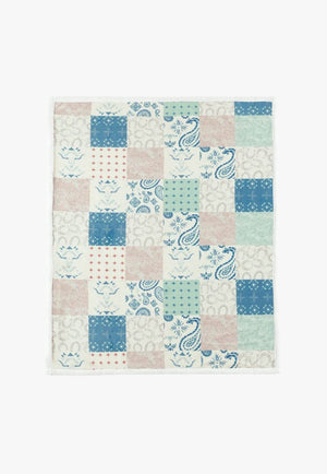 Indigo Hill Patchwork Campfire Sherpa Throw
