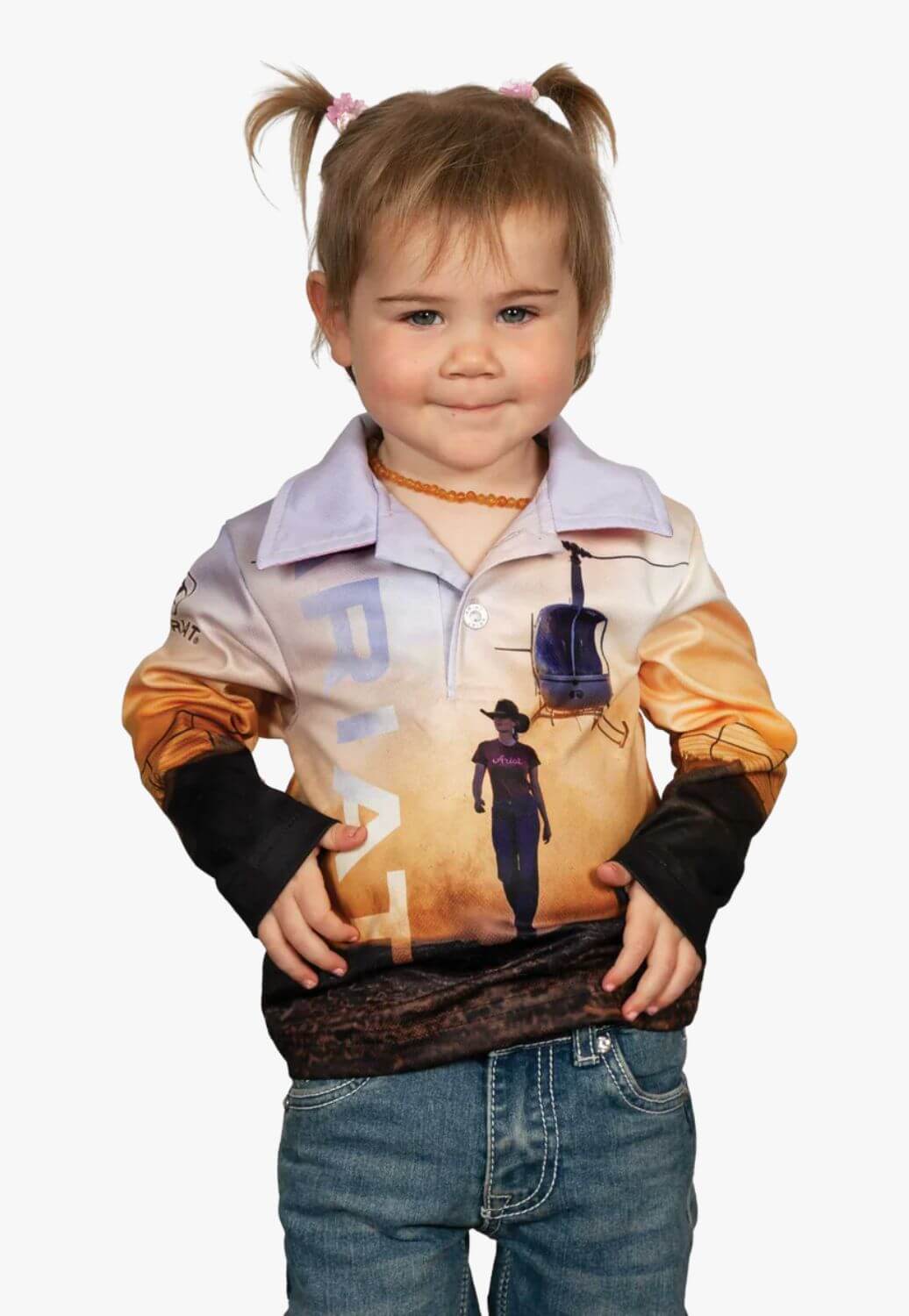 Ariat Kids Outback Cowgirl Fishing Shirt