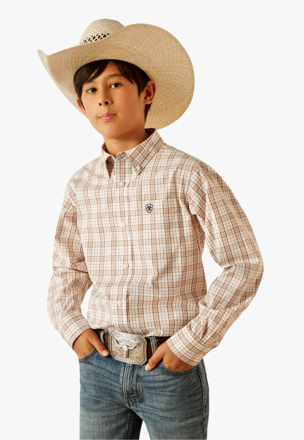 Ariat Boys Pro Series Jase Long Sleeve Shirt