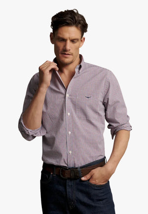 R.M. Williams Mens Whyalla Poplin Long Sleeve Shirt