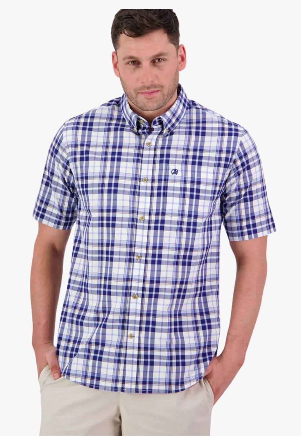 Swanndri Mens Herbert Short Sleeve Shirt