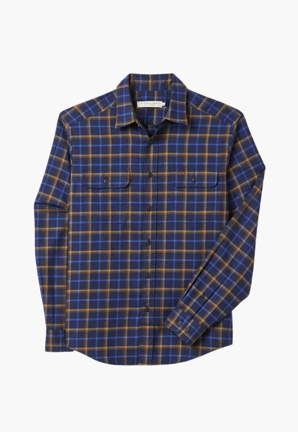 R.M. Williams Mens Classic Twill Check Shirt