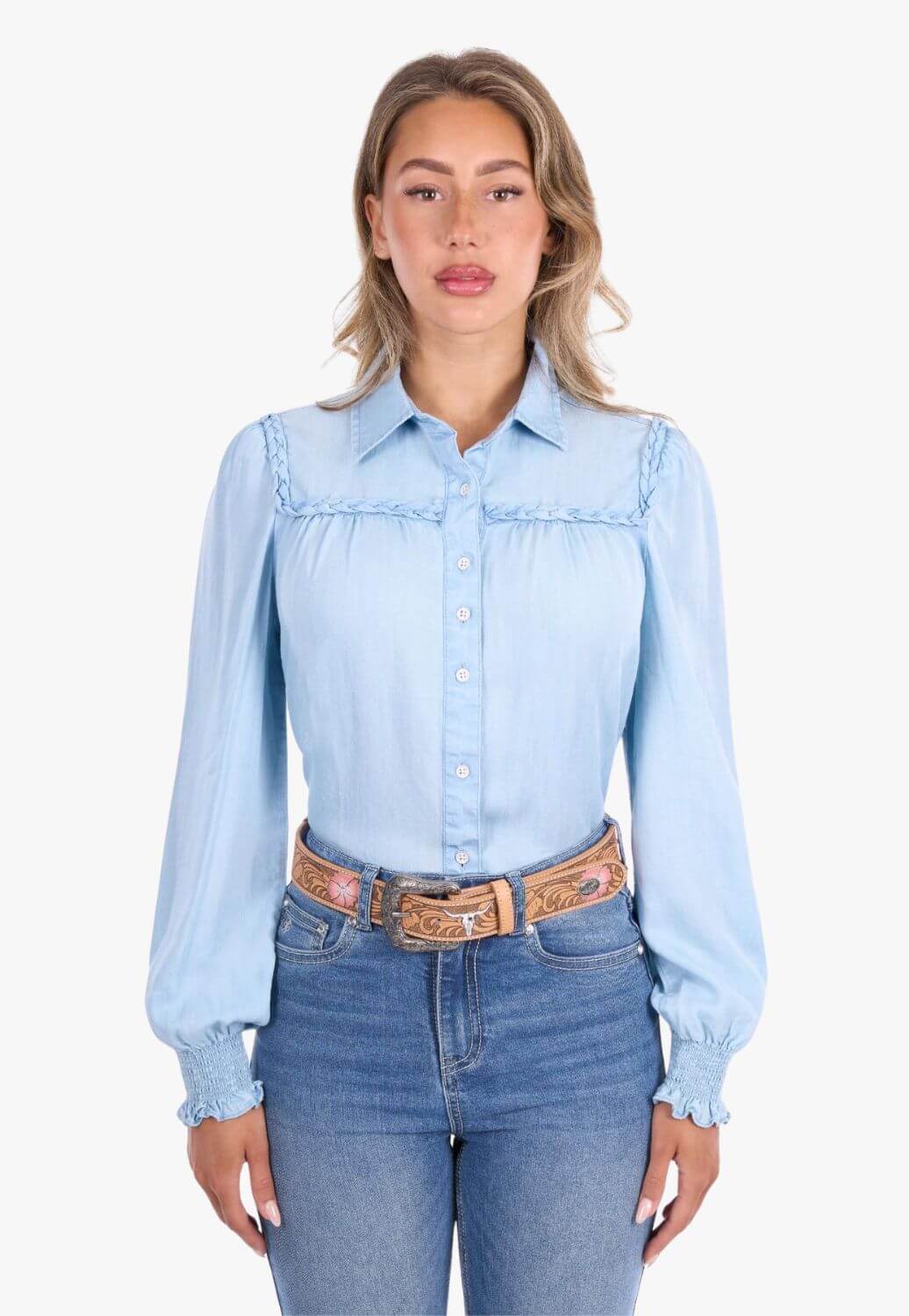 Pure Western Womens Daniela Long Sleeve Shirt