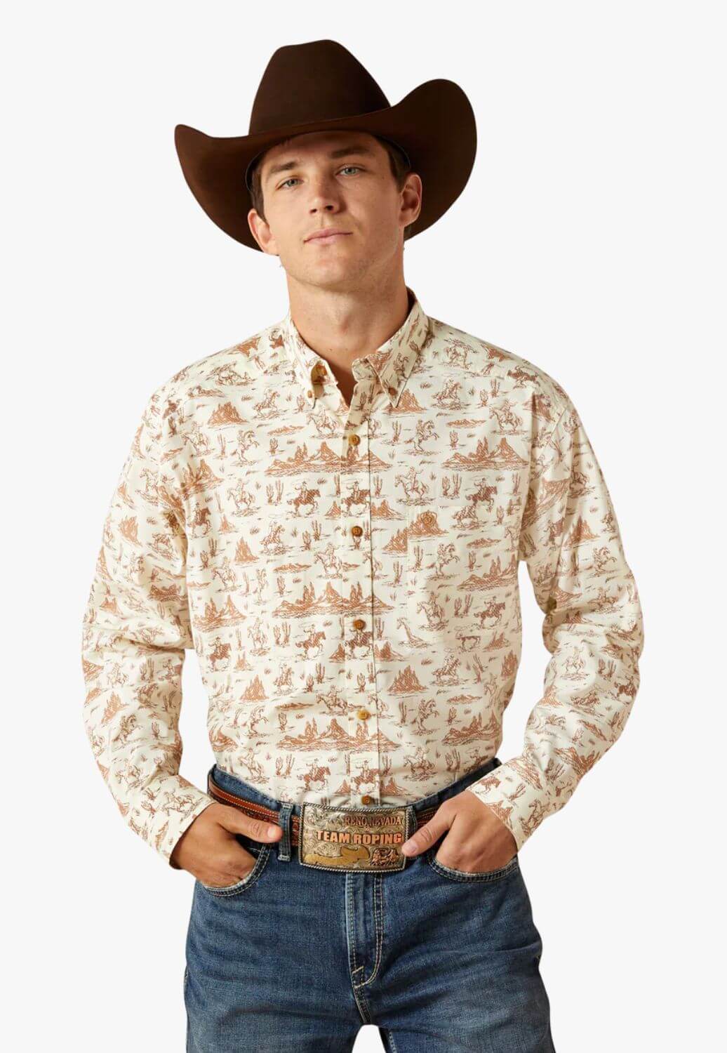 Ariat Mens Saint Long Sleeve Shirt
