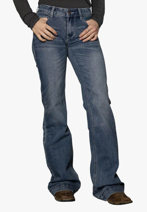 CC Western Womens Mid Rise Trouser Jean