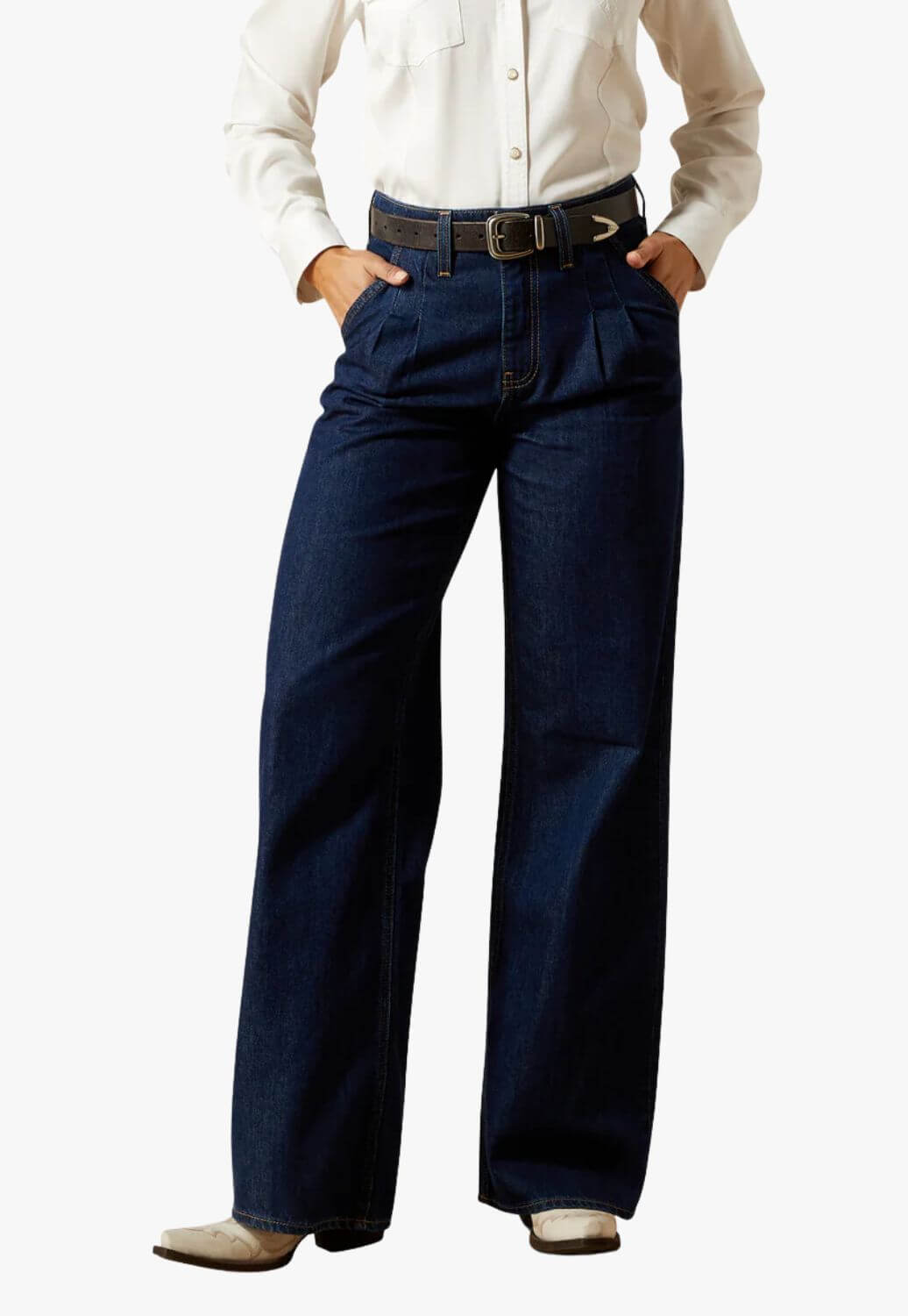 Ariat Womens Ultra High Rise Pleated Trouser Jean