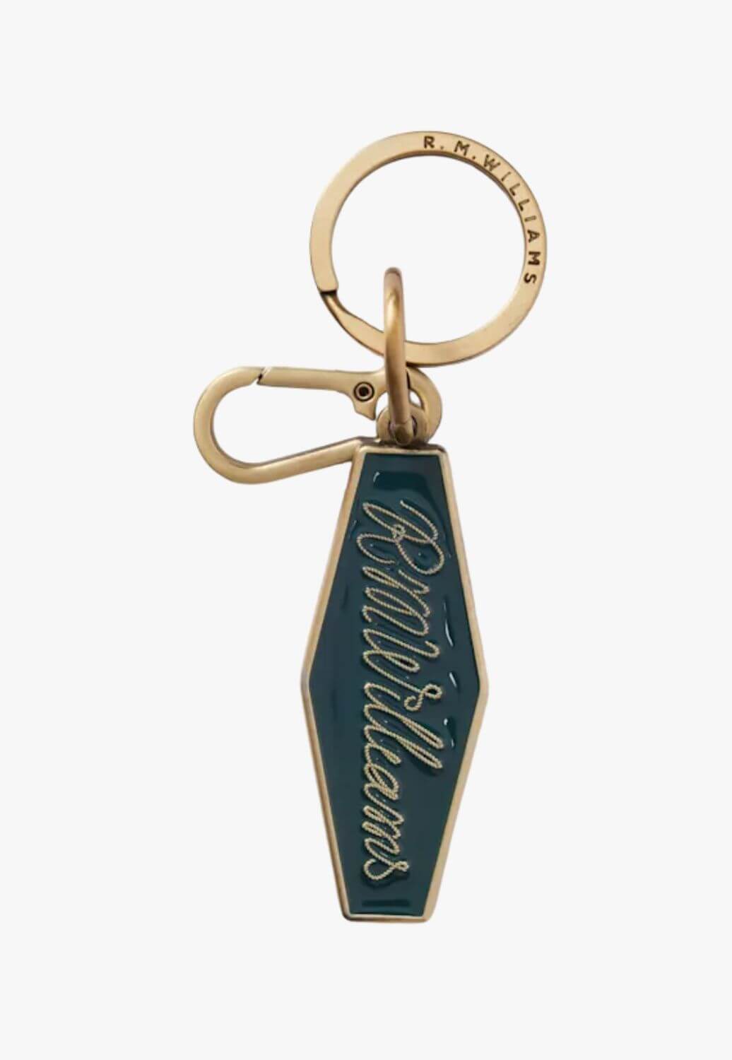 R.M. Williams Rope Logo Enamel Keyring