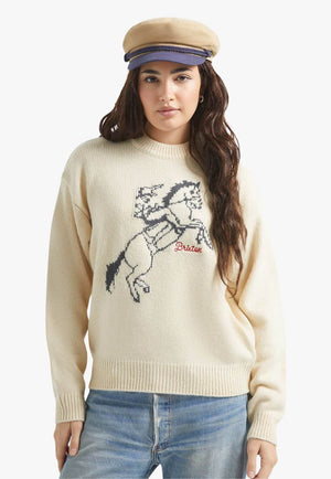 Brixton Womens Ranching Club Crew Sweater