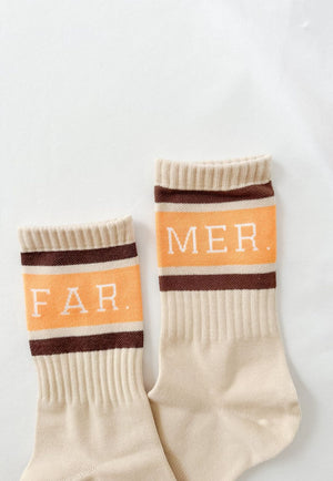 Whitney Spicer FAR MER. Stars and Stripes Boot Socks
