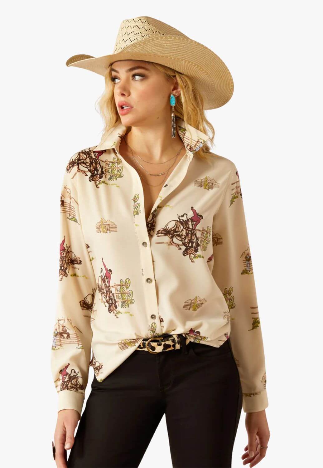 Ariat Womens Homestyle Long Sleeve Shirt