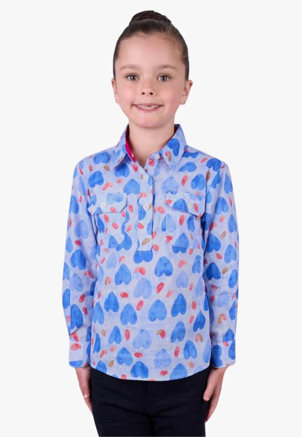 Hard Slog Girls Miv Long Sleeve Shirt