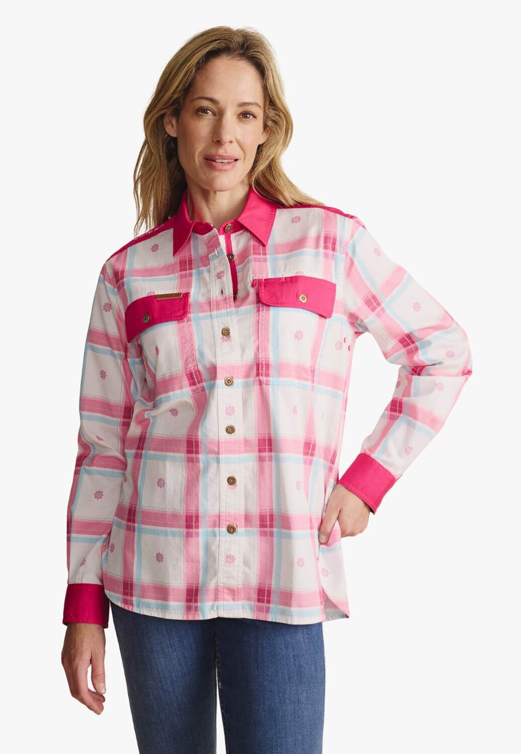 S. Kidman Womens Spencer Long Sleeve Shirt