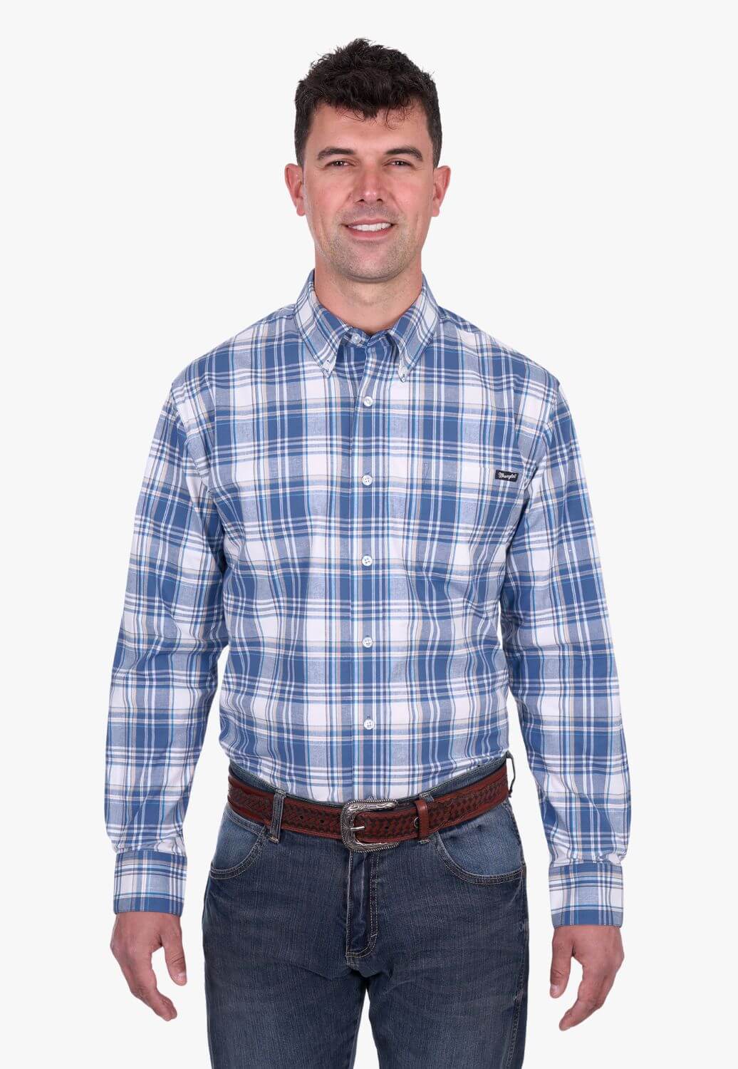 Wrangler Mens Rangler Long Sleeve Shirt