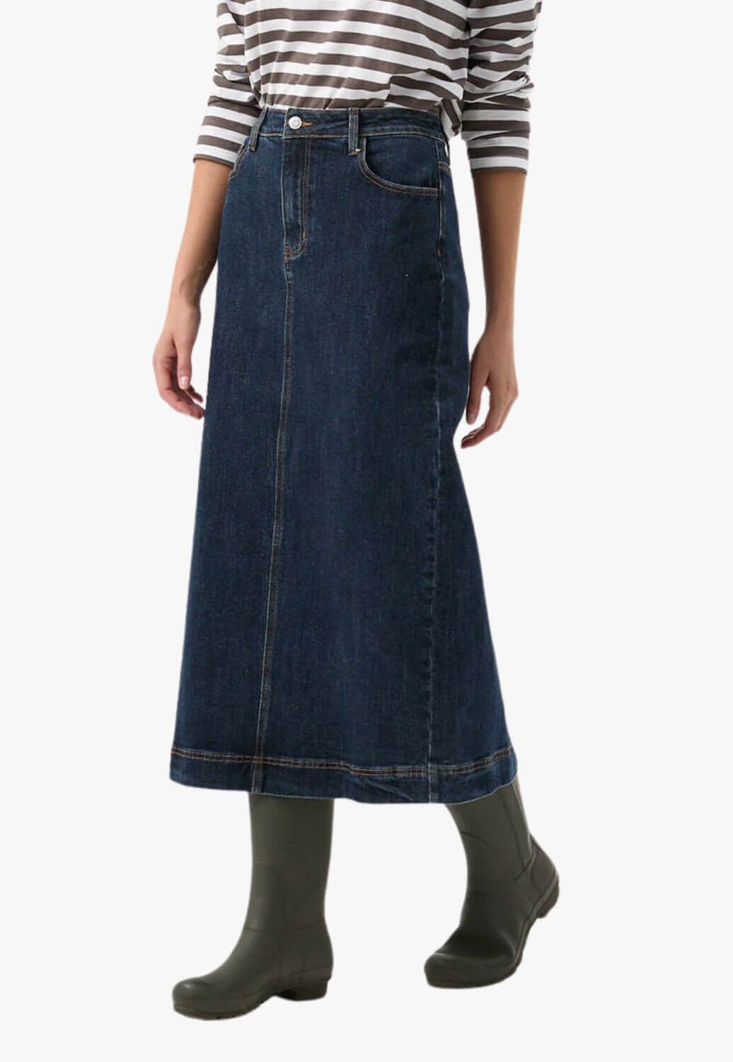Goondiwindi Denim Maxi Skirt