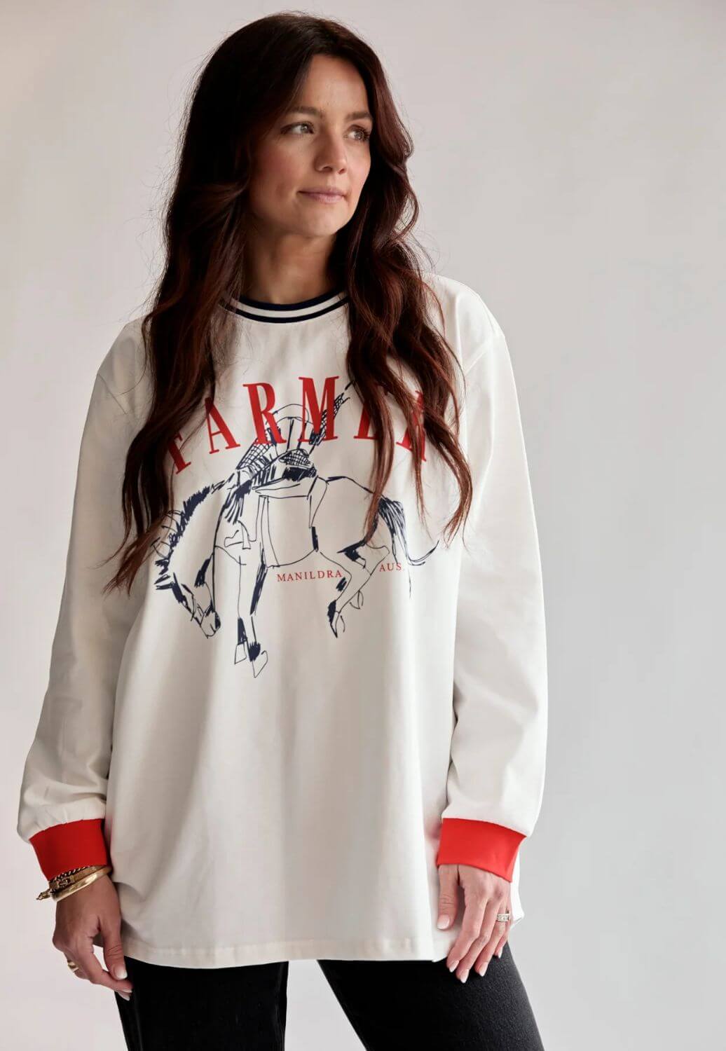 Whitney Spicer Bronc Ringer Long Sleeve Tee