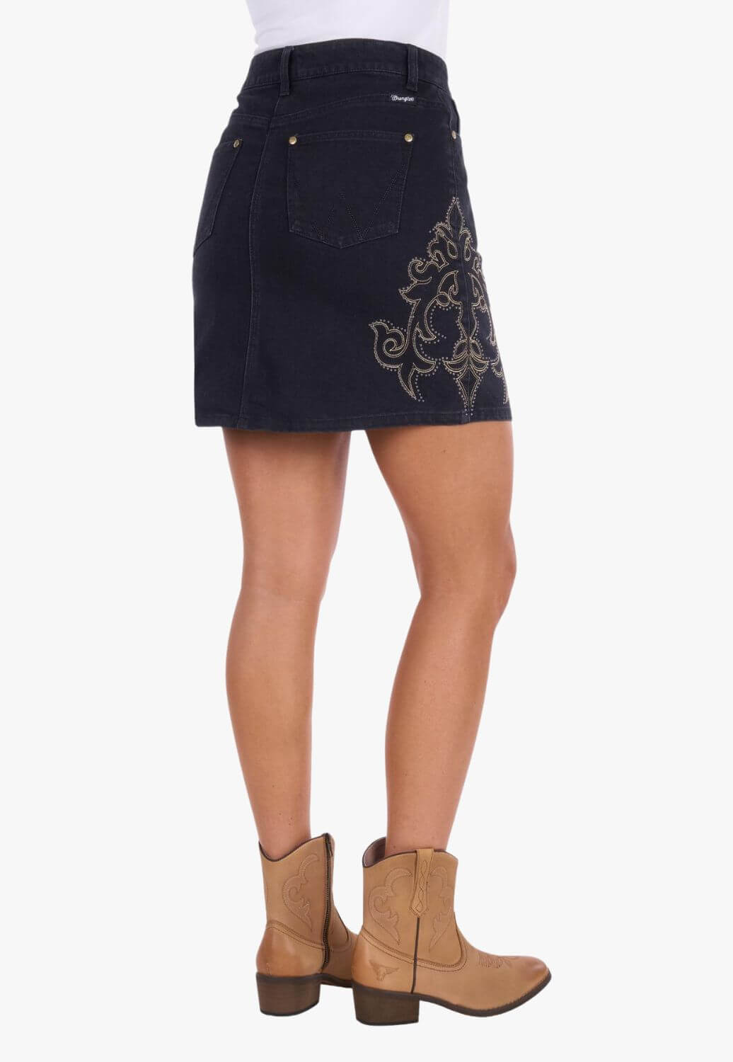 Wrangler Womens Rock Denim Skirt