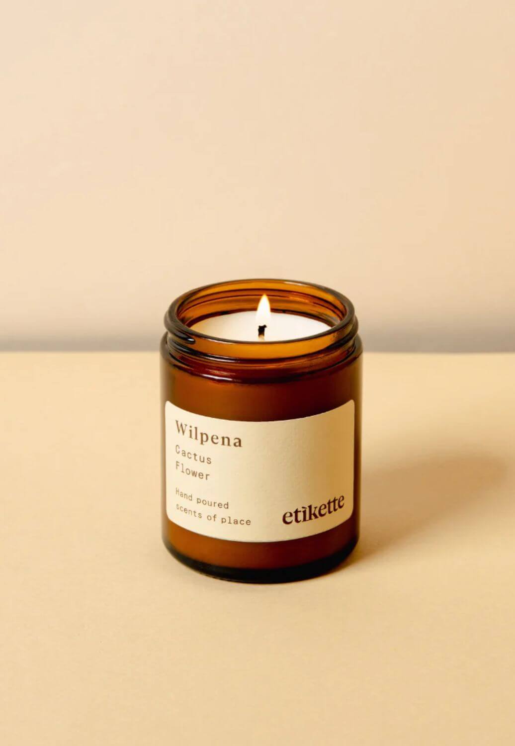 Etikette Wilpena in Cactus Flower Soy Candle