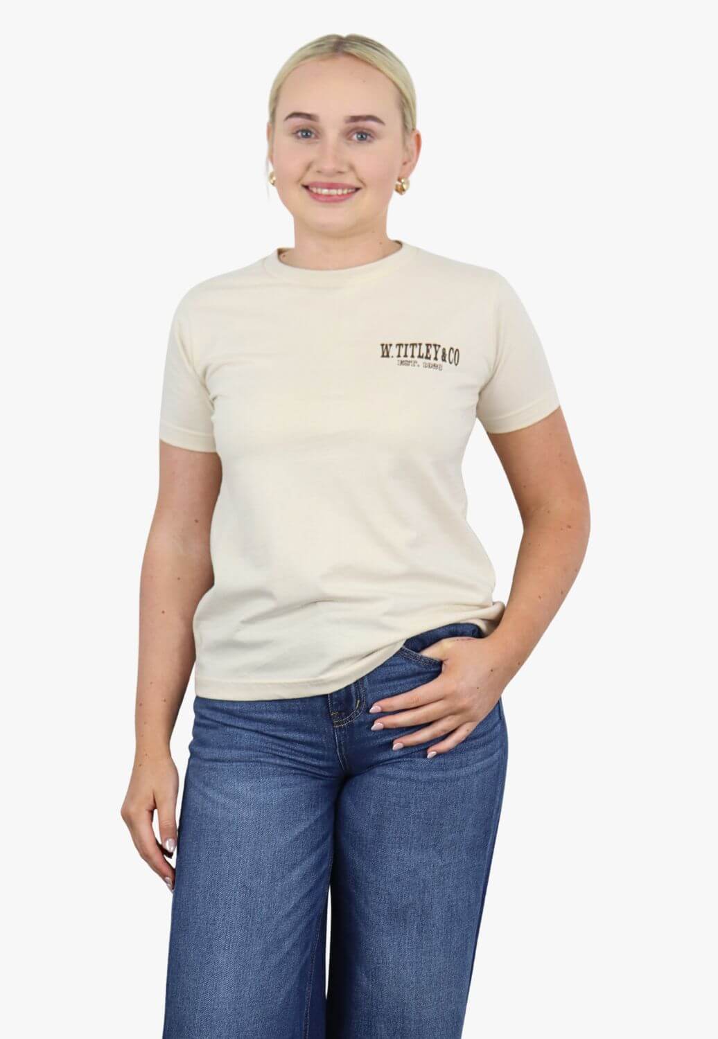 W. Titley & Co Womens Cowboys Rail Tee