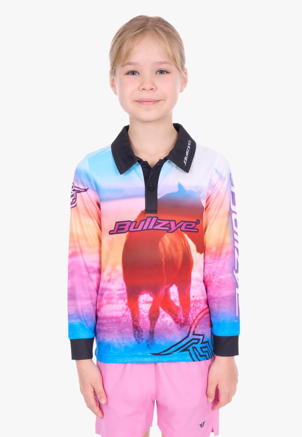 Bullzye Girls Gallop Long Sleeve Shirt