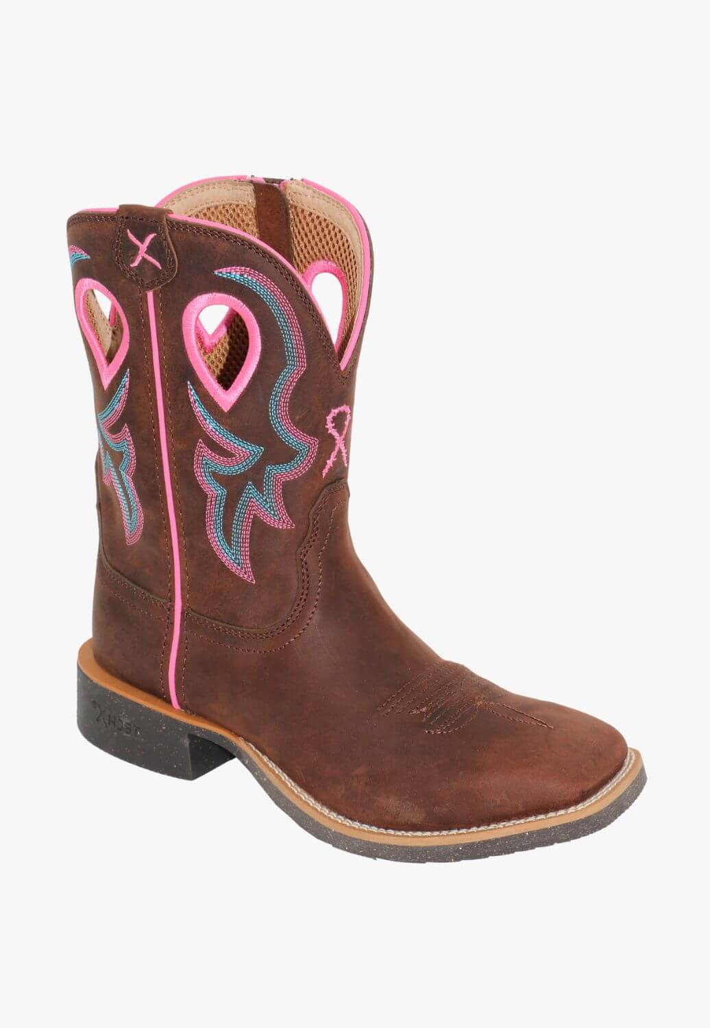 Twisted X Womens 9" Pink Tech X2 Zip Boot
