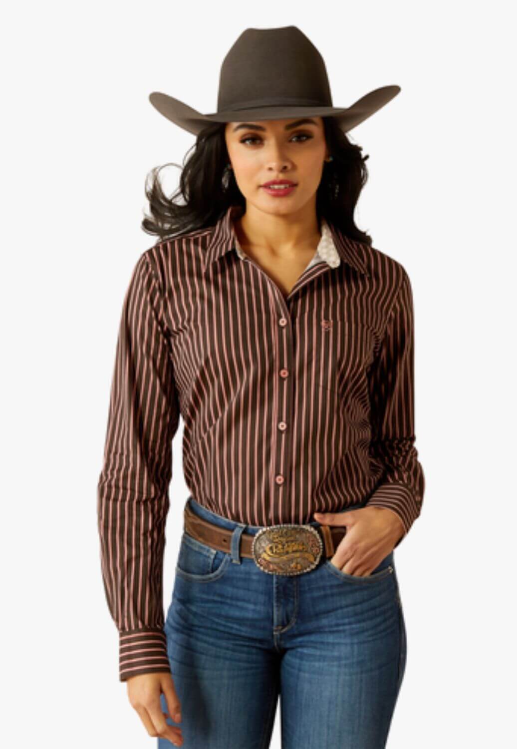 Ariat Womens Kirby Stripe Long Sleeve Shirt