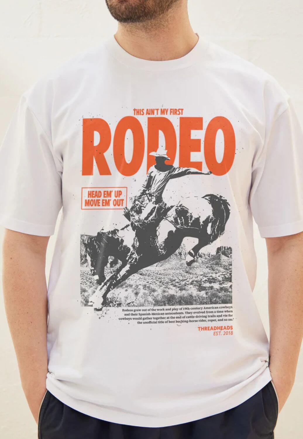 Threadheads Unisex Aint My First Rodeo T-Shirt
