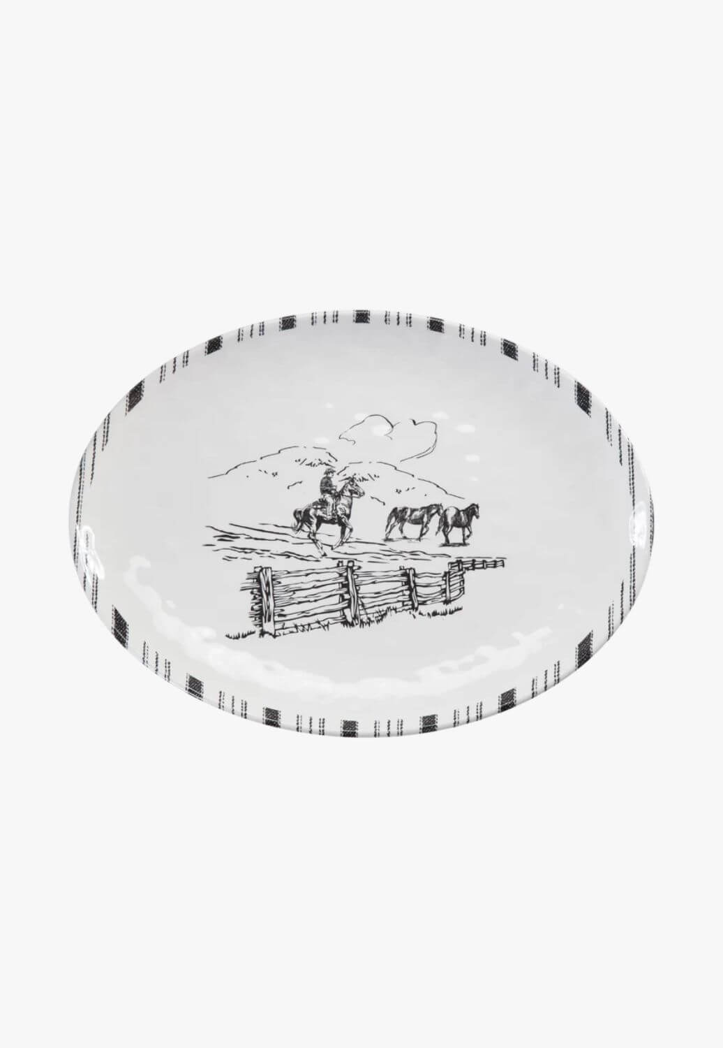 Ranch Life Melamine Serving Platter
