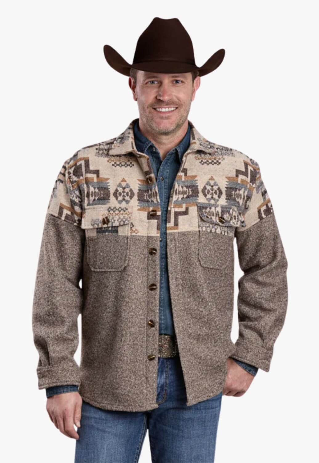 Roper Mens Outerwear Shirt Jacket