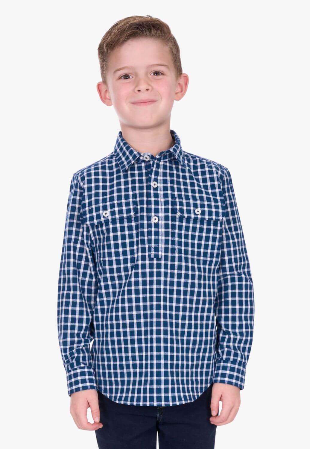 Hard Slog Boys Alden Long Sleeve Shirt