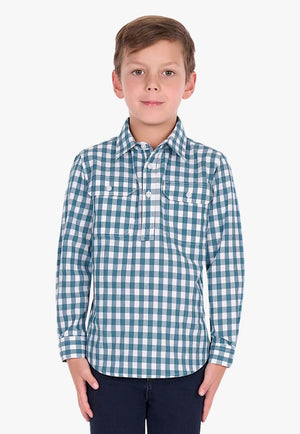 Hard Slog Boys River Long Sleeve Shirt