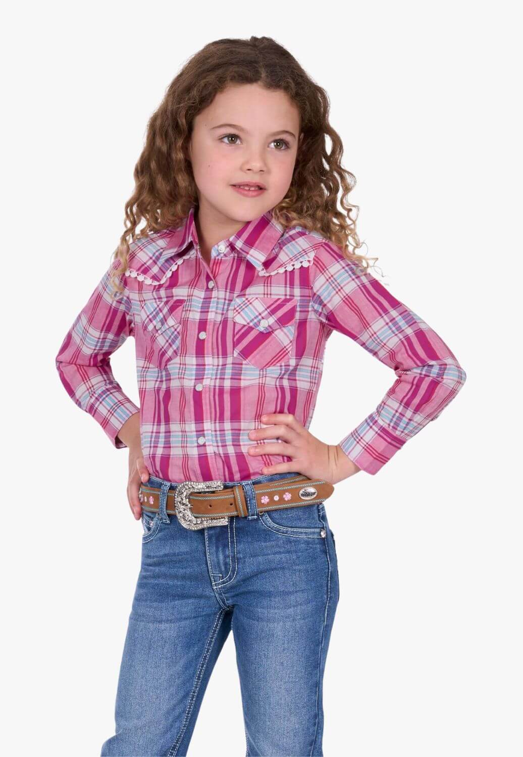 Pure Western Girls Leni Long Sleeve Shirt