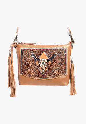 Myra Tonopah Trail Hand-Tooled Bag