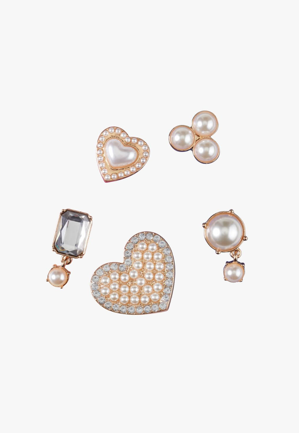 Crocs Pearly Hearts 5 Pack Jibbitz