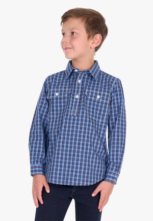 Hard Slog Boys Wyatt Long Sleeve Shirt