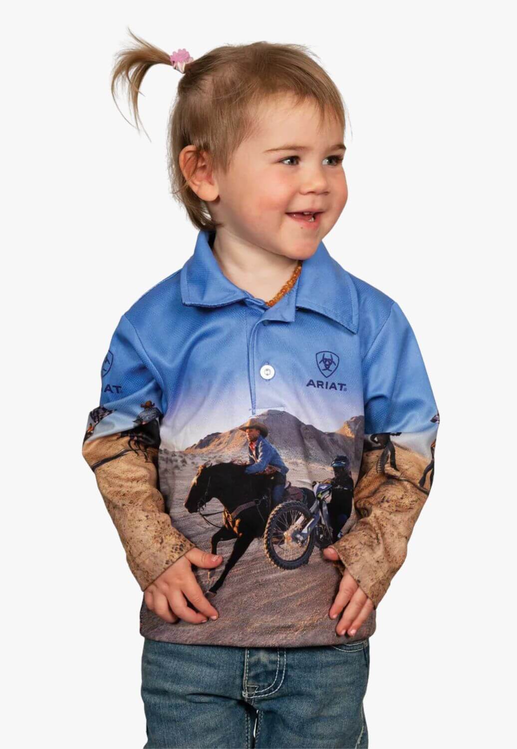 Ariat Kids Lets Ride Fishing Shirt