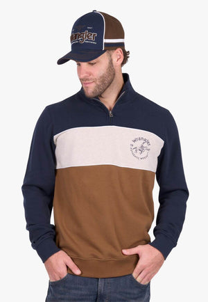 Wrangler Mens Steve 1/4 Zip Pullover