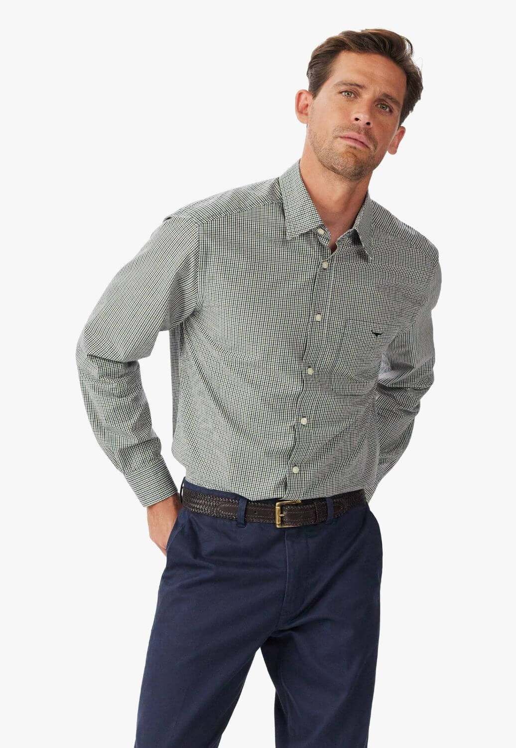 R.M. Williams Mens Quinn Classic Poplin Shirt