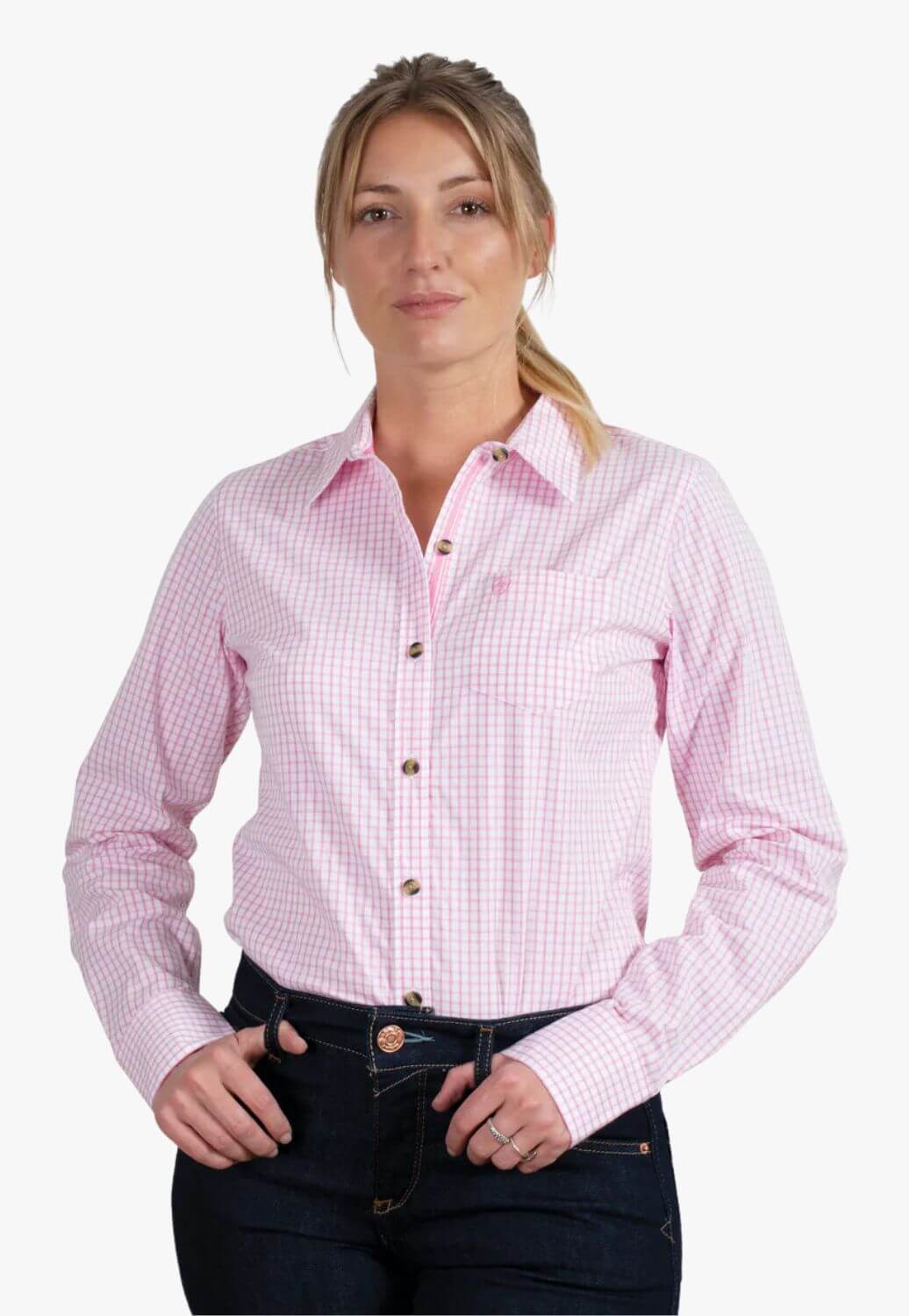Ariat Womens Kirby Check Long Sleeve Shirt