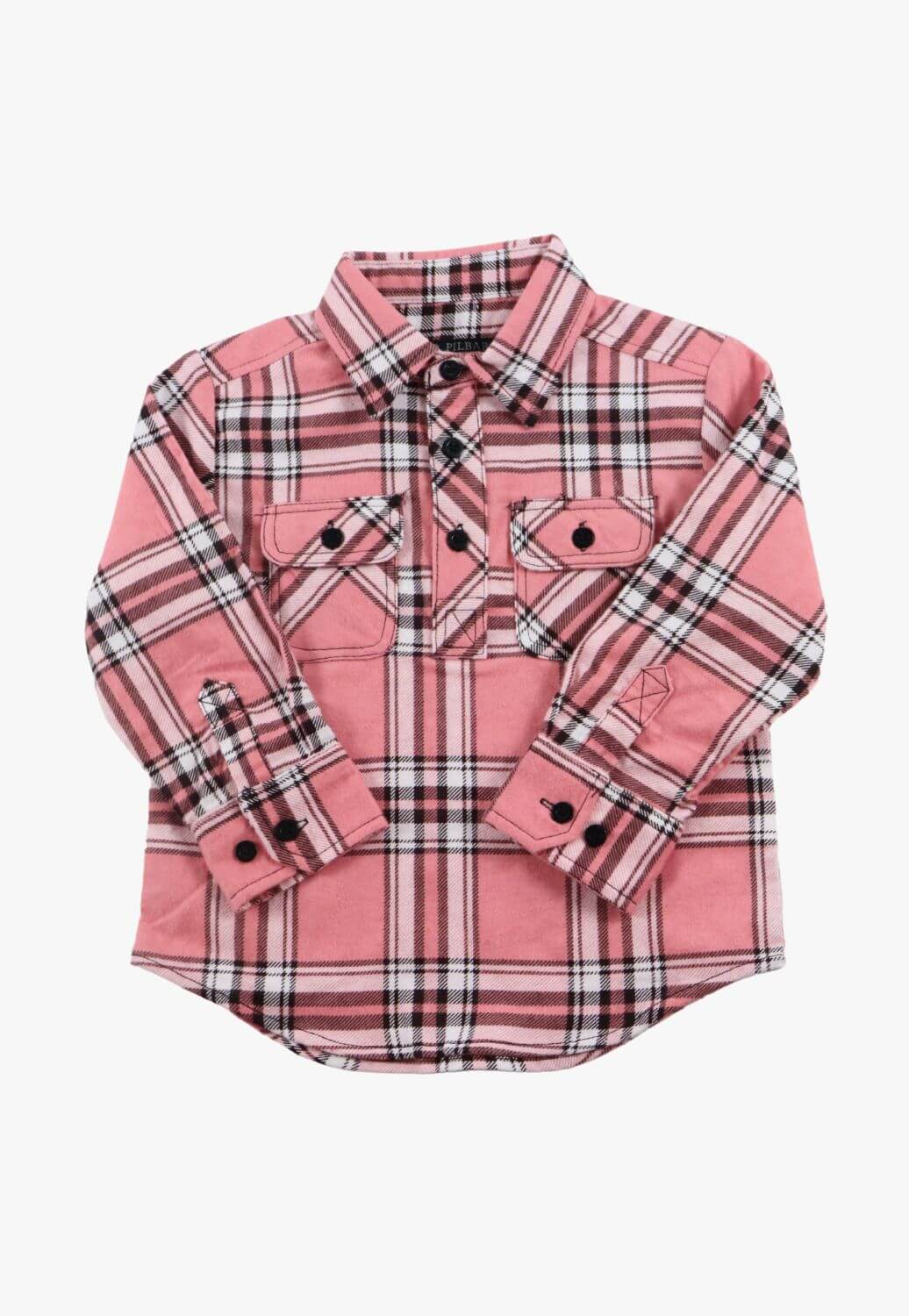 Ritemate Kids Closed Front Flannelette Shirt
